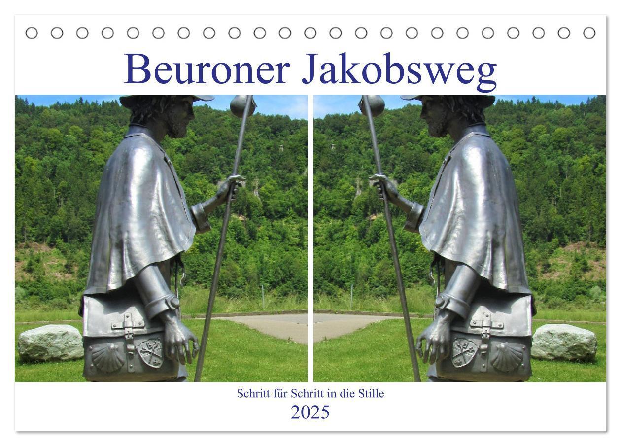 Cover: 9783435019786 | Beuroner Jakobsweg (Tischkalender 2025 DIN A5 quer), CALVENDO...