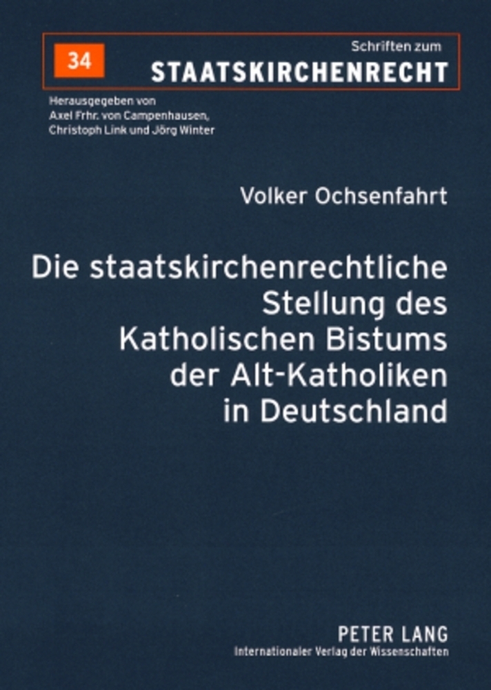 Cover: 9783631563908 | Die staatskirchenrechtliche Stellung des Katholischen Bistums der...