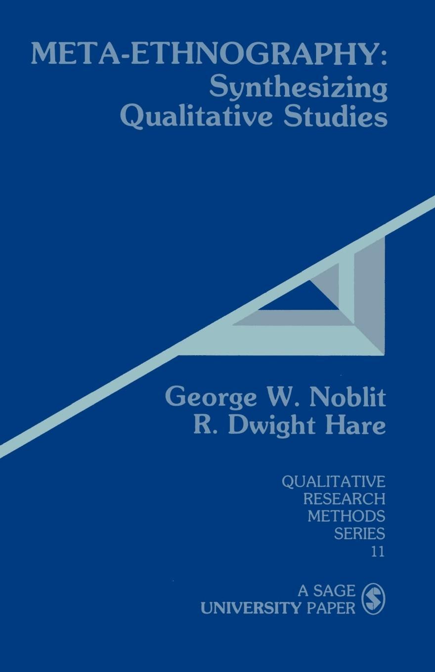 Cover: 9780803930230 | Meta-Ethnography | Synthesizing Qualitative Studies | Noblit (u. a.)