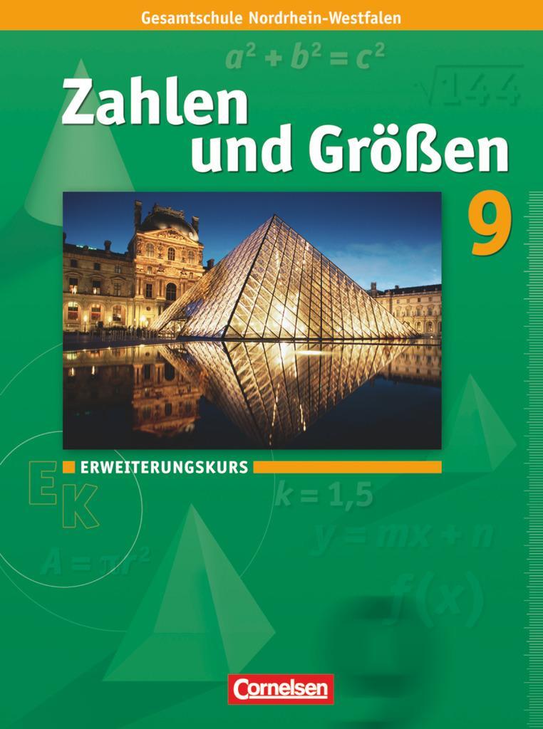 Cover: 9783060013166 | Zahlen und Größen 9. Schuljahr. Schülerbuch. Erweiterungskurs | Buch