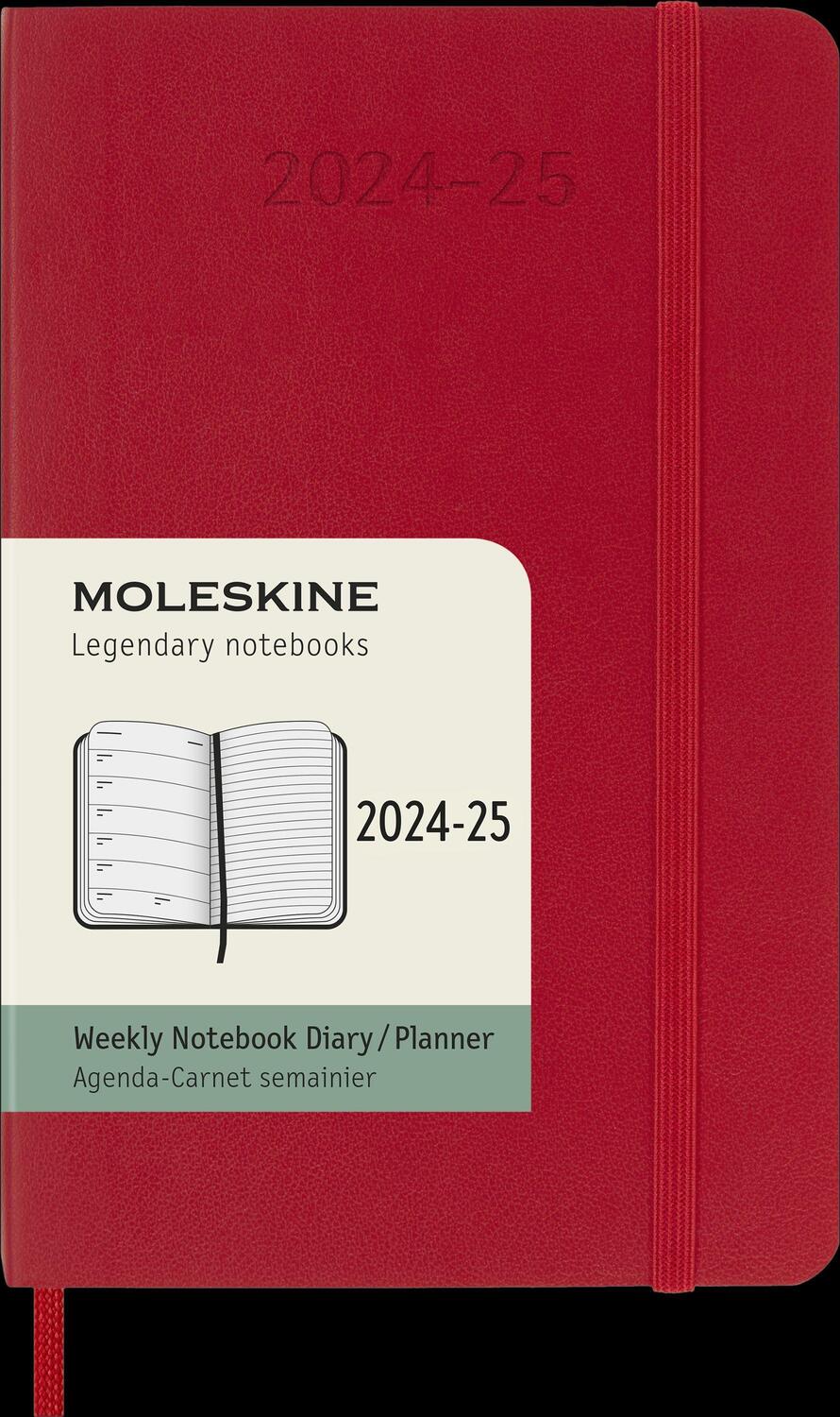 Bild: 8056999270667 | Moleskine 18 Monate Wochen Notizkalender 2024/2025, Pocket/A6, 1 Wo...