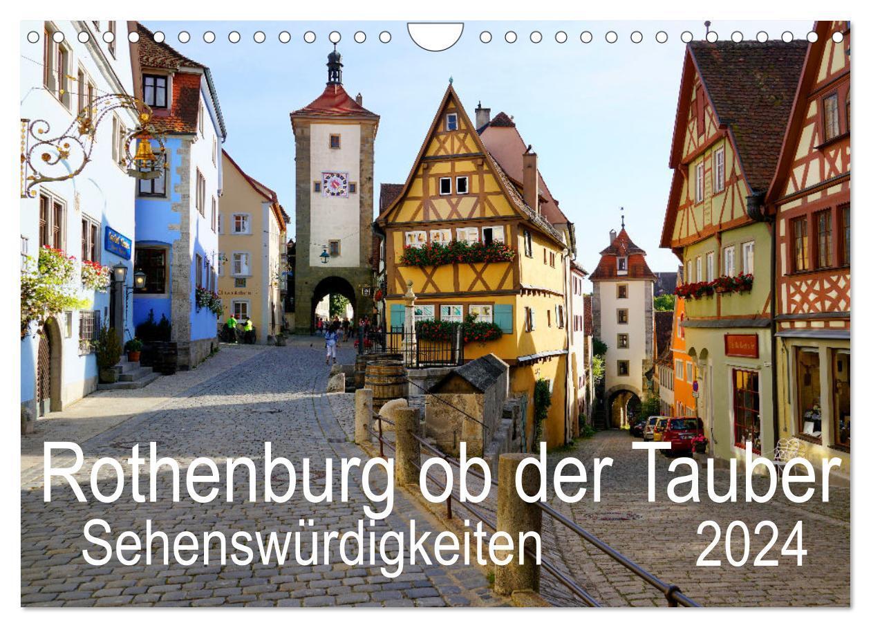 Cover: 9783675790537 | Rothenburg ob der Tauber. Sehenswürdigkeiten. (Wandkalender 2024...