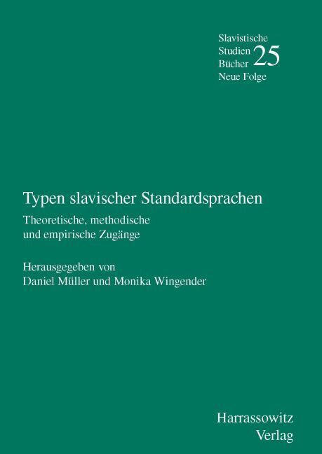 Cover: 9783447100281 | Typen slavischer Standardsprachen | Daniel Müller (u. a.) | Buch