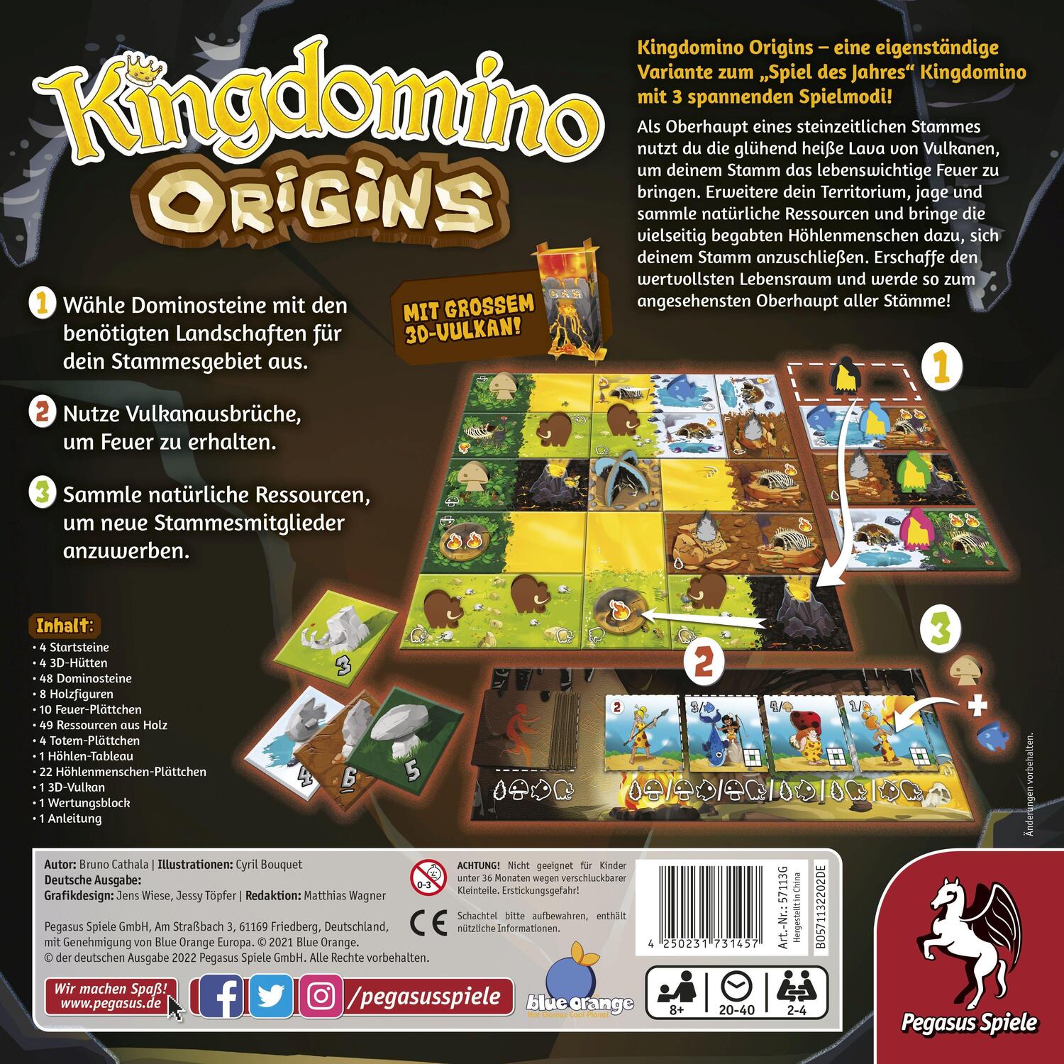 Bild: 4250231731457 | Kingdomino Origins | Spiel | Deutsch | 2022 | Pegasus