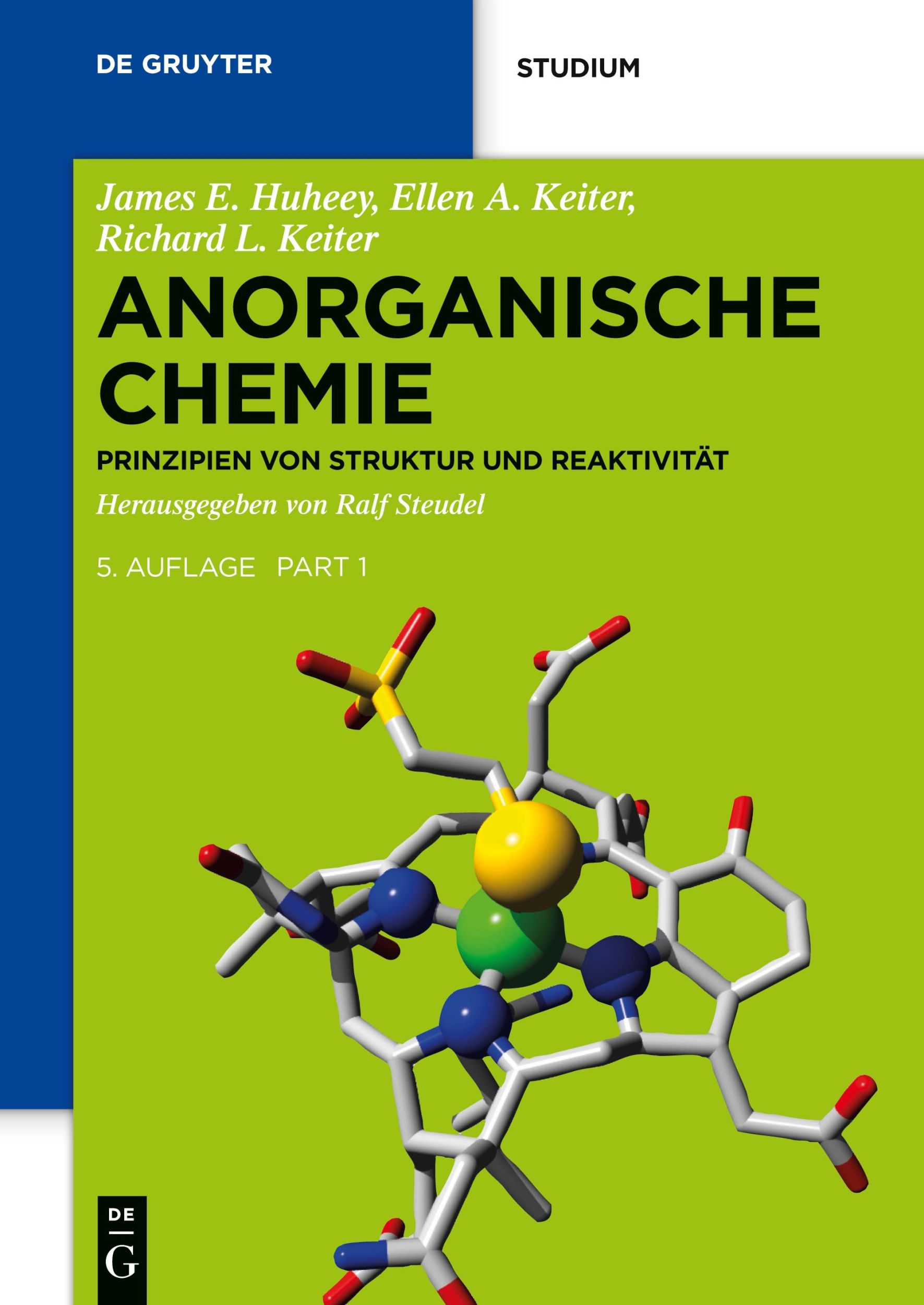 Cover: 9783110304336 | Anorganische Chemie | Prinzipien von Struktur und Reaktivität | Buch