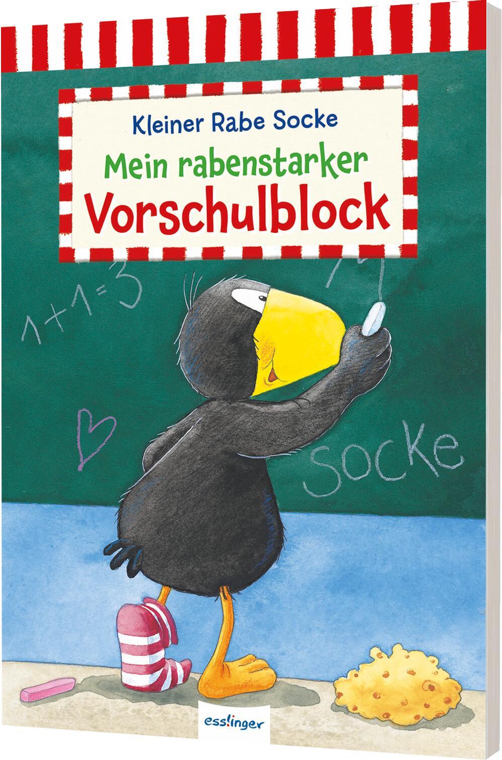 Cover: 9783480234868 | Der kleine Rabe Socke: Mein rabenstarker Vorschulblock | Annet Rudolph