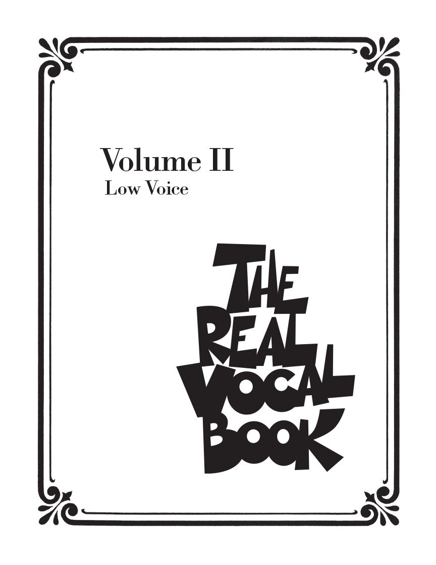 Cover: 884088198923 | The Real Vocal Book - Volume II | Low Voice | Fake Book | Buch | 2008