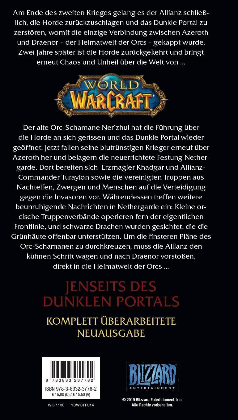 Rückseite: 9783833237782 | World of Warcraft: Jenseits des dunklen Portals | Blizzard Legends
