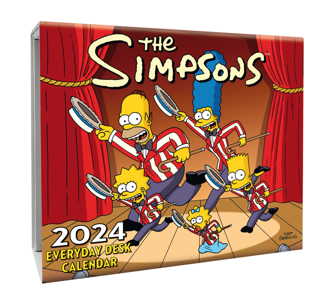 Cover: 9781801229821 | The Simpsons 2024 | Original Danilo-Tagesabreißkalender [Kalendar]