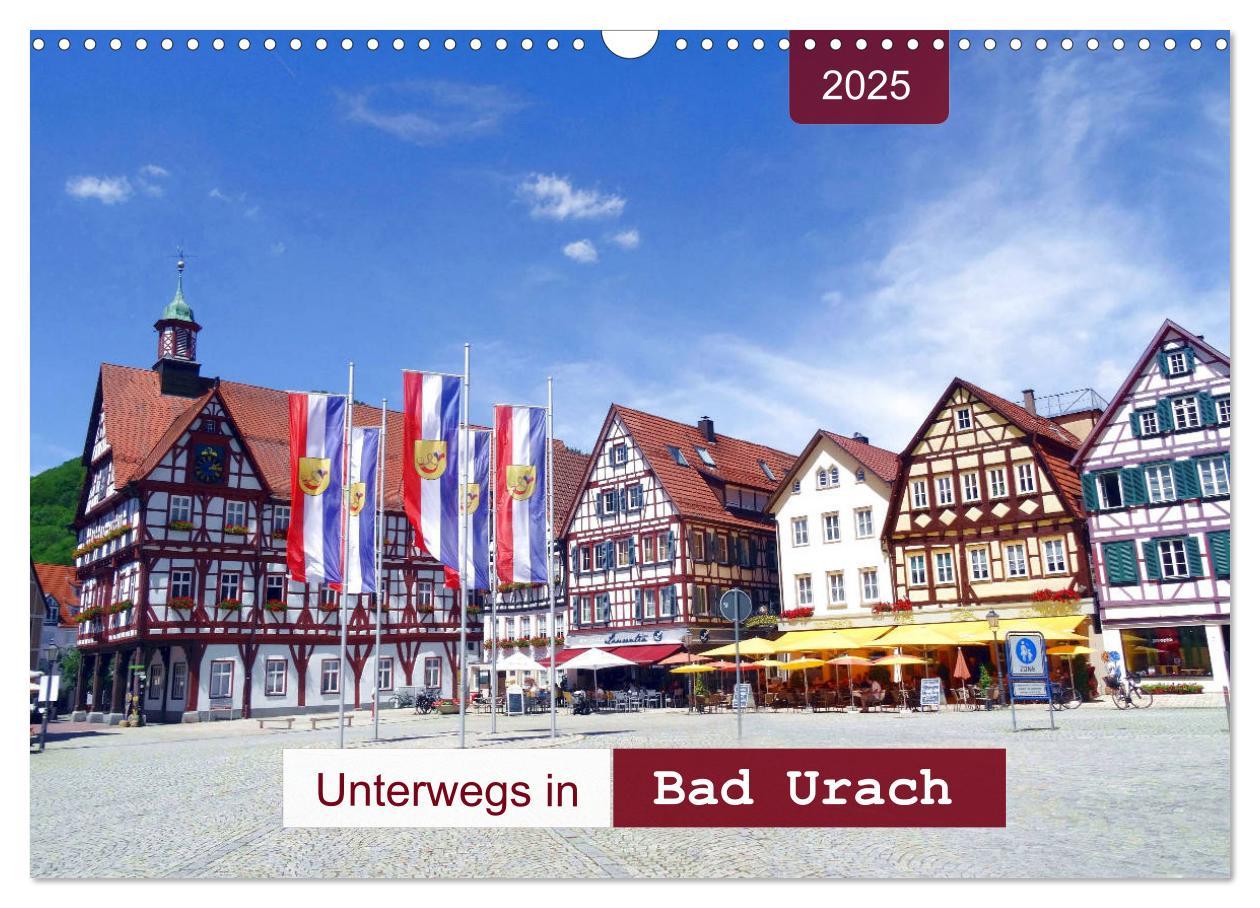 Cover: 9783435366903 | Unterwegs in Bad Urach (Wandkalender 2025 DIN A3 quer), CALVENDO...