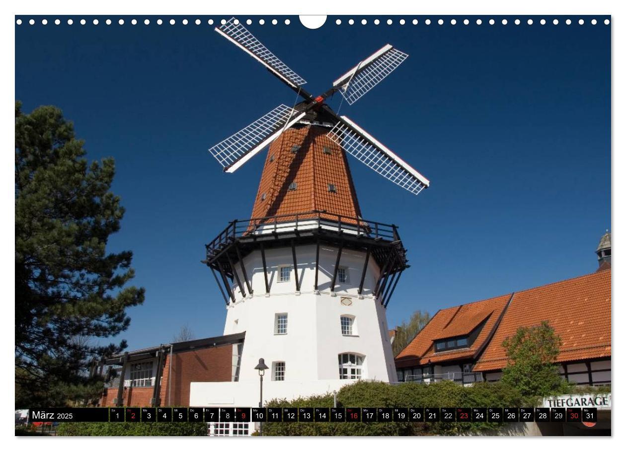 Bild: 9783435737673 | Windmühlen in Europa (Wandkalender 2025 DIN A3 quer), CALVENDO...