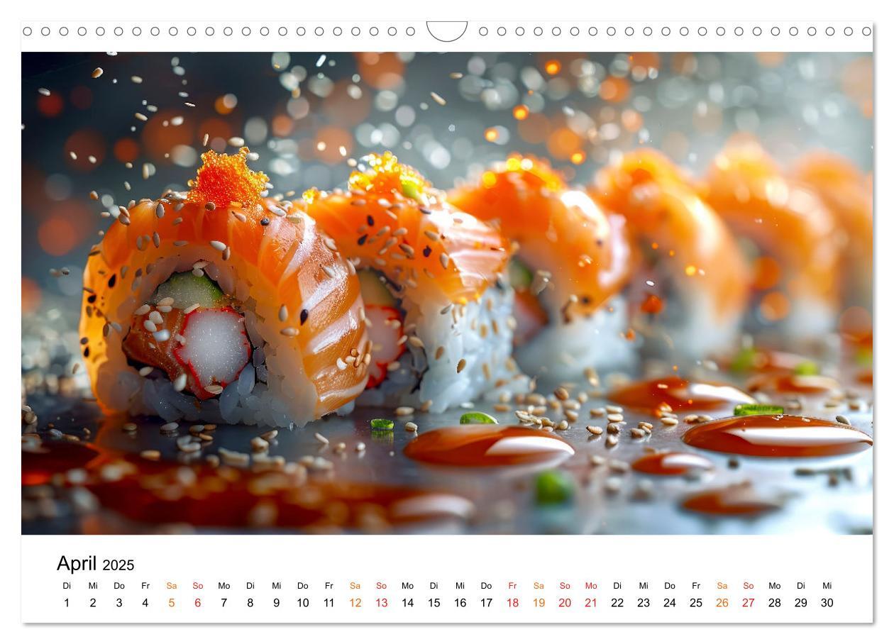 Bild: 9783457129302 | Sushi für Gourmets (Wandkalender 2025 DIN A3 quer), CALVENDO...