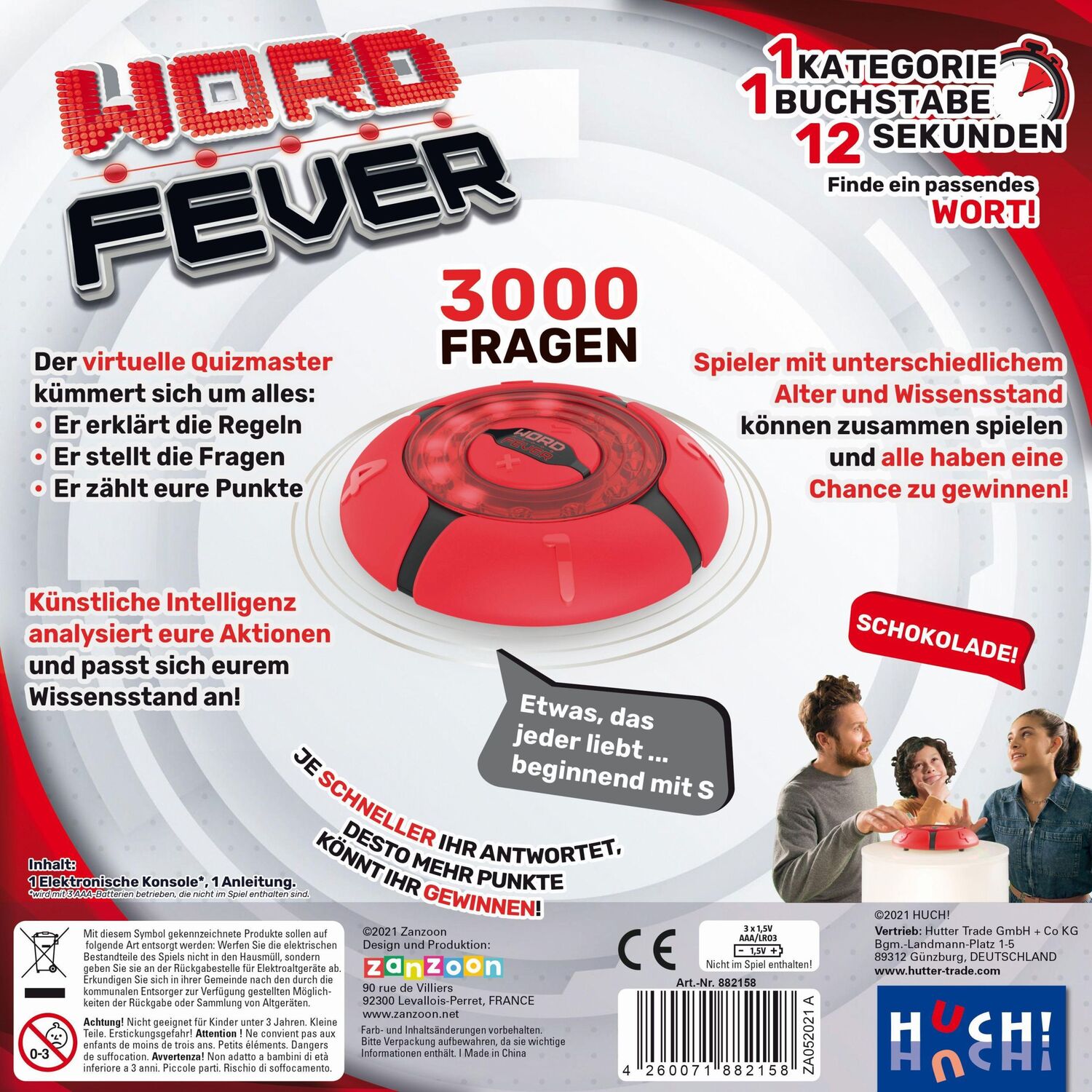 Bild: 4260071882158 | Word Fever | Zanzoon | Spiel | 882158 | Deutsch | 2021