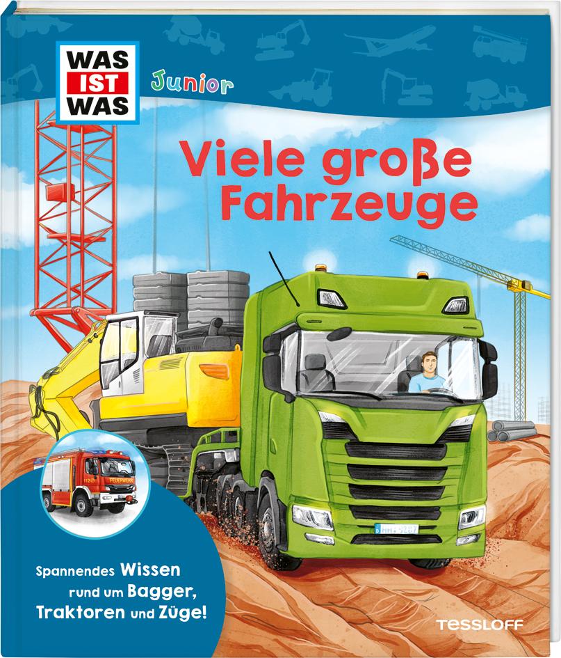 Cover: 9783788677497 | WAS IST WAS Junior Viele große Fahrzeuge | Ida Schuhmann | Buch | 2025