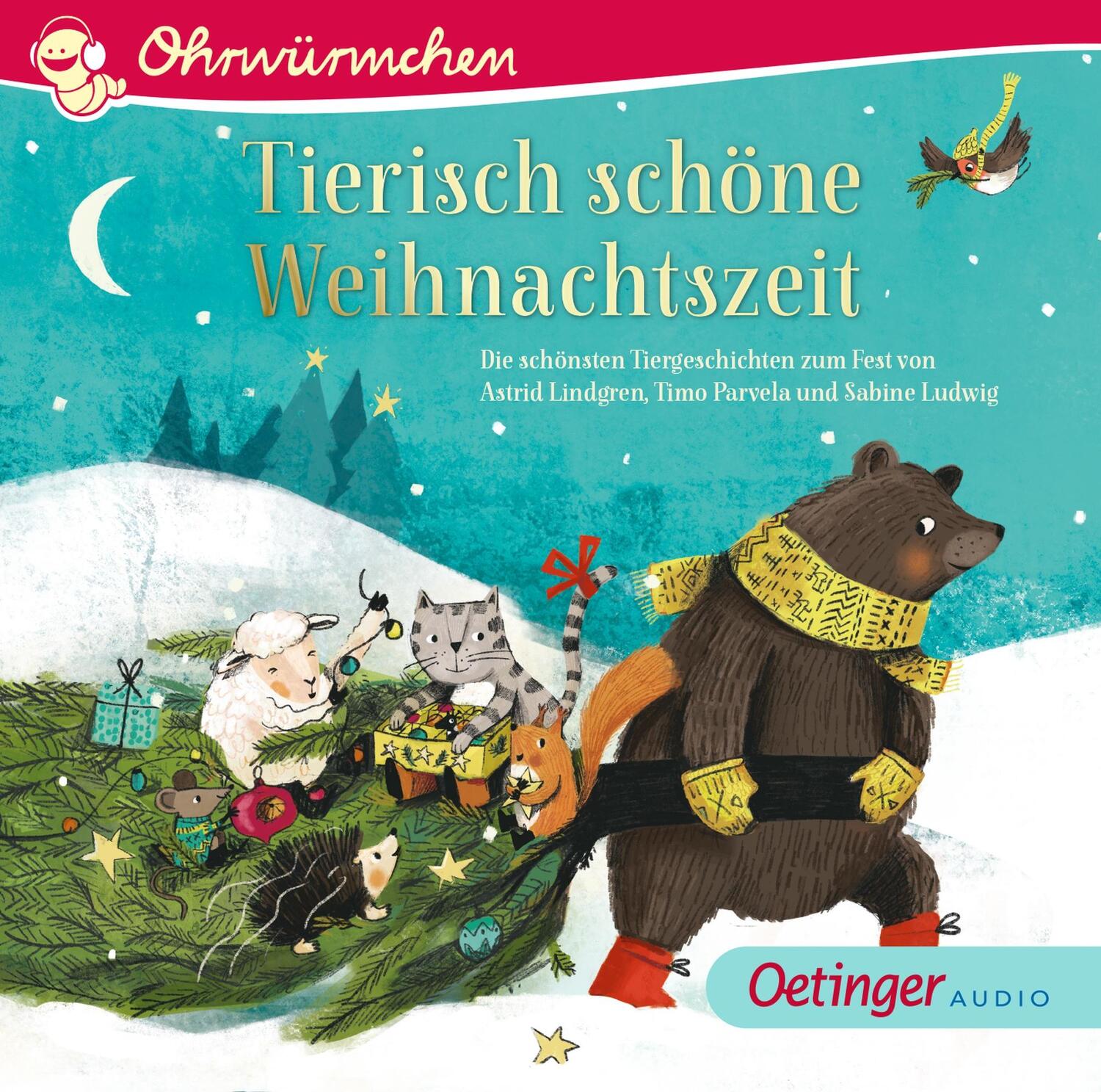 Cover: 9783837311617 | Tierisch schöne Weihnachtszeit | Astrid Lindgren (u. a.) | Audio-CD