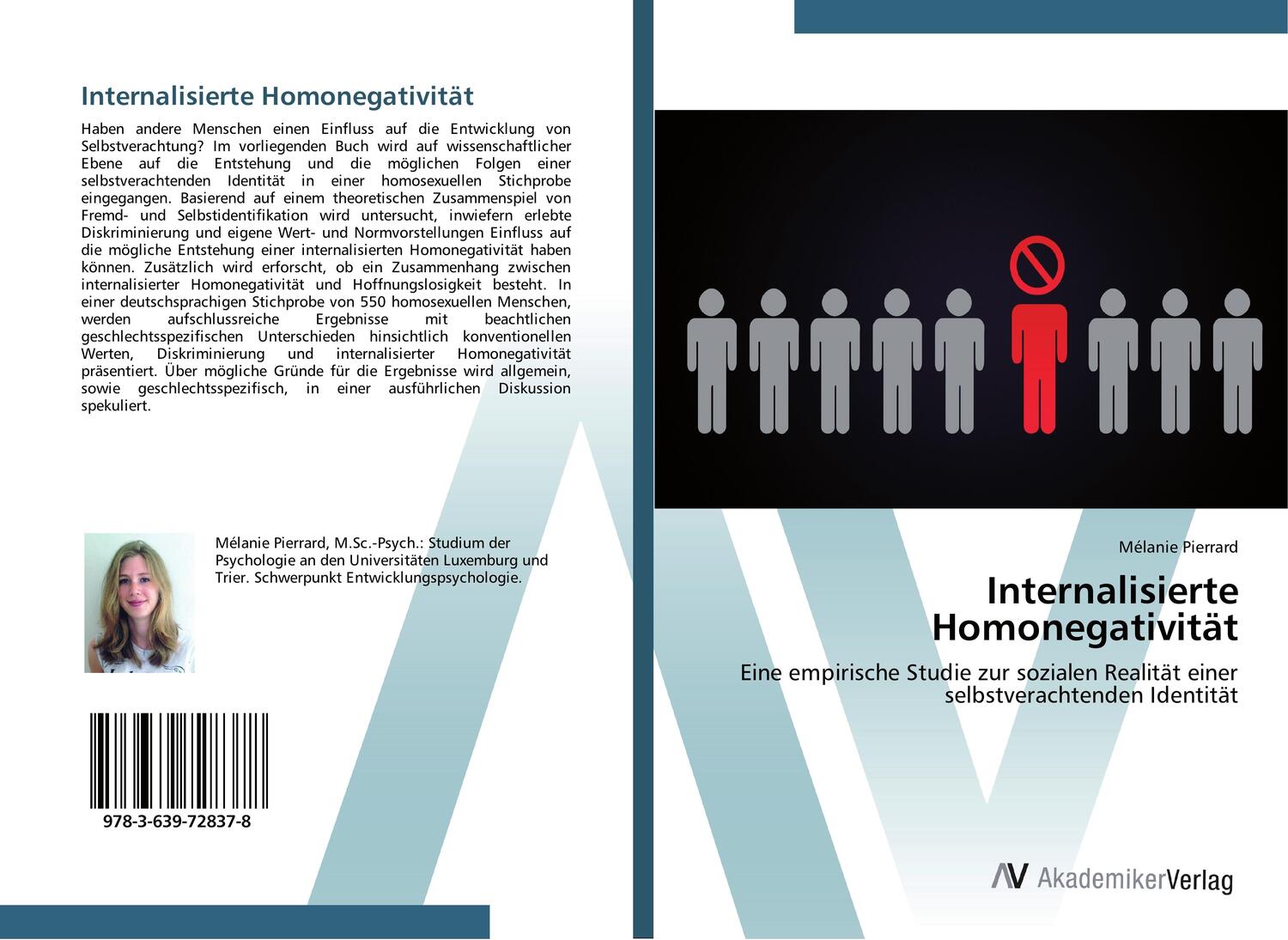 Cover: 9783639728378 | Internalisierte Homonegativität | Mélanie Pierrard | Taschenbuch