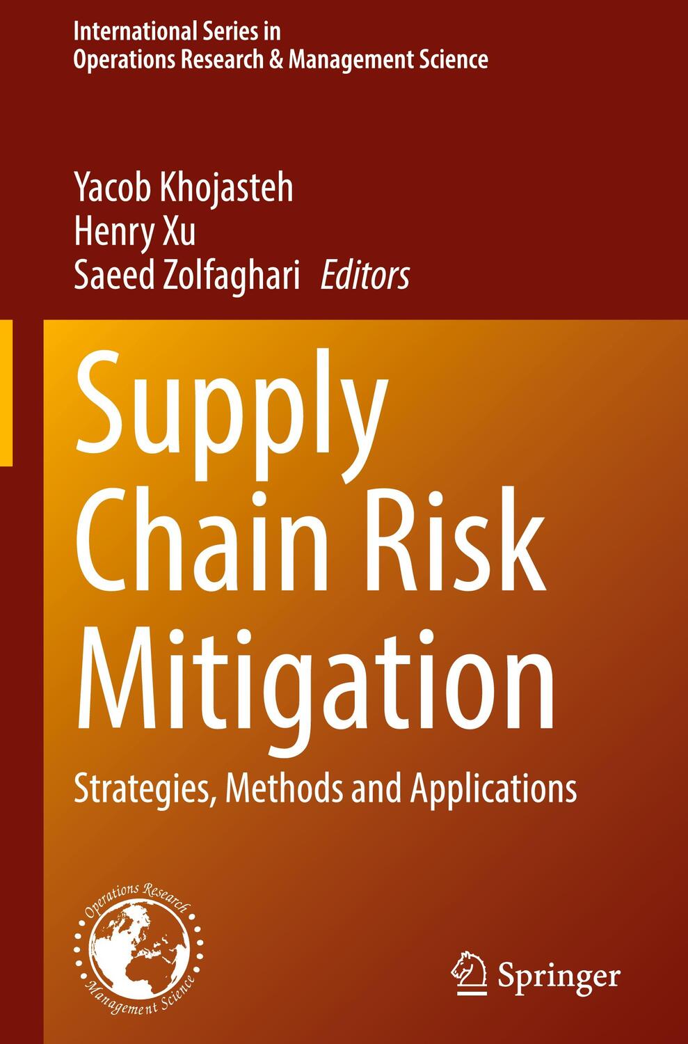 Cover: 9783031091827 | Supply Chain Risk Mitigation | Strategies, Methods and Applications