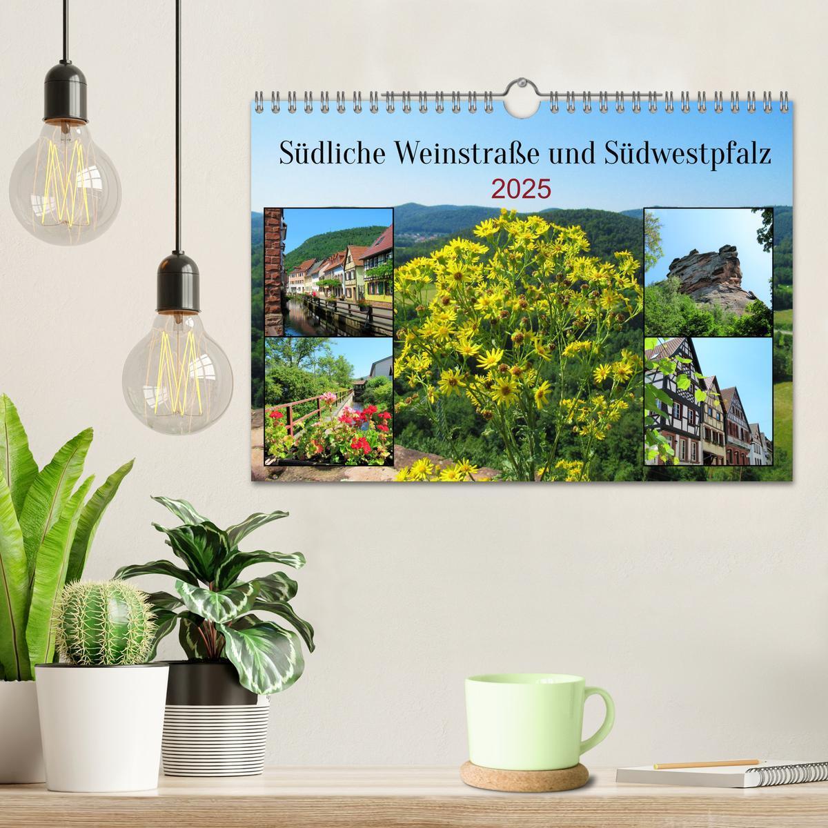 Bild: 9783435039708 | Südliche Weinstraße und Südwestpfalz (Wandkalender 2025 DIN A4...