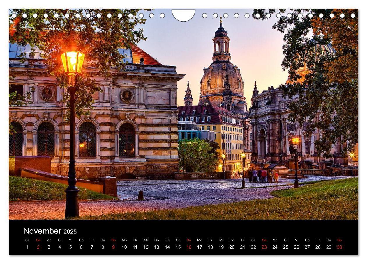 Bild: 9783435280827 | Dresden 2025 (Wandkalender 2025 DIN A4 quer), CALVENDO Monatskalender