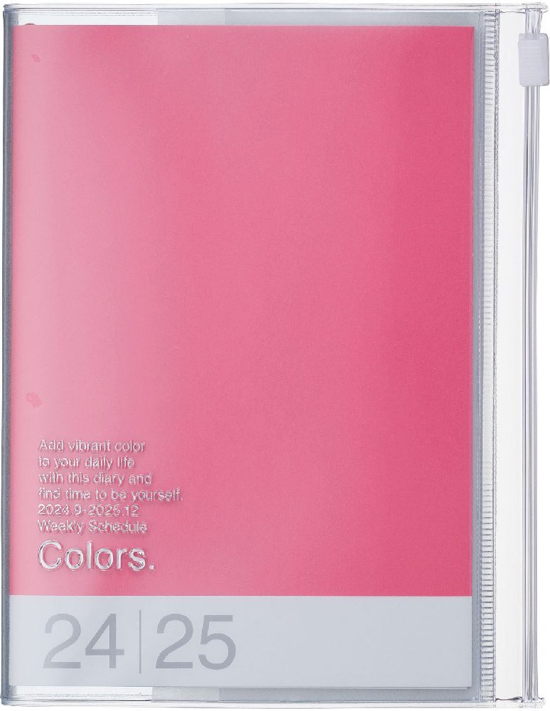 Cover: 4550045127560 | MARK'S 2024/2025 Taschenkalender A6 vertikal, COLORS, Pink | Inc