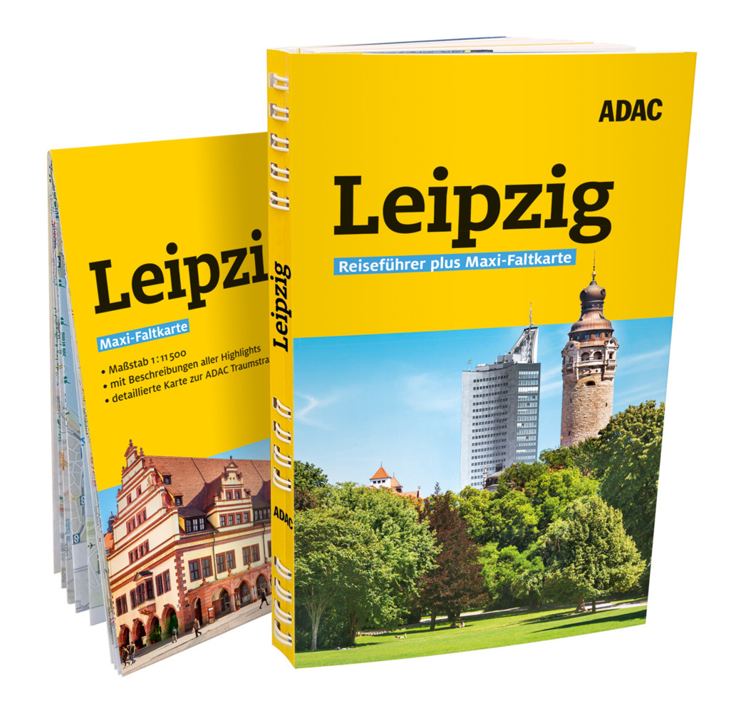 Cover: 9783956896590 | ADAC Reiseführer plus Leipzig | Jens van Rooij (u. a.) | Taschenbuch