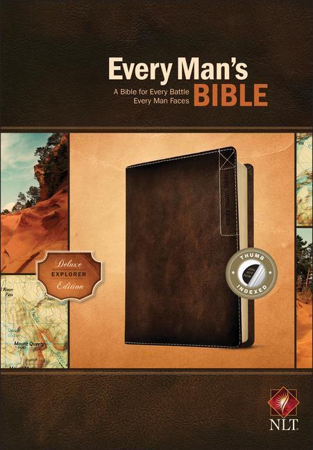 Cover: 9781496433602 | NLT Every Man's Bible, Deluxe Explorer Edition | Stephen Arterburn