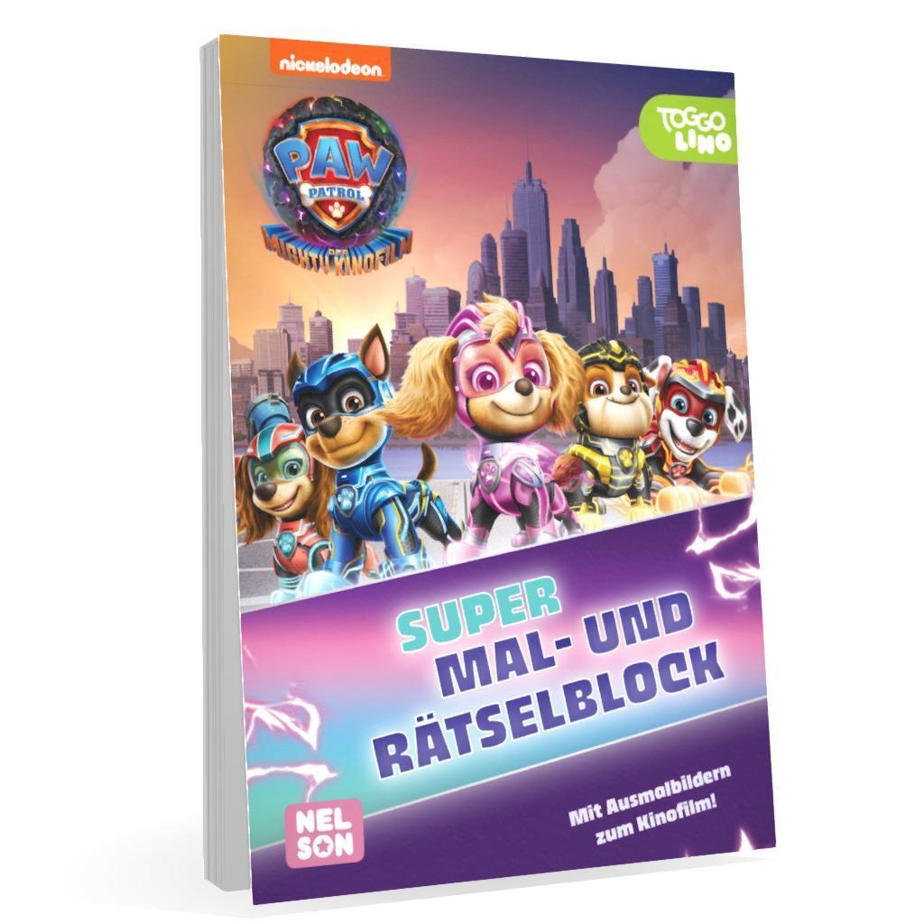 Bild: 9783845123783 | PAW Patrol - Der Mighty Kinofilm: Super Mal- und Rätselblock | Buch