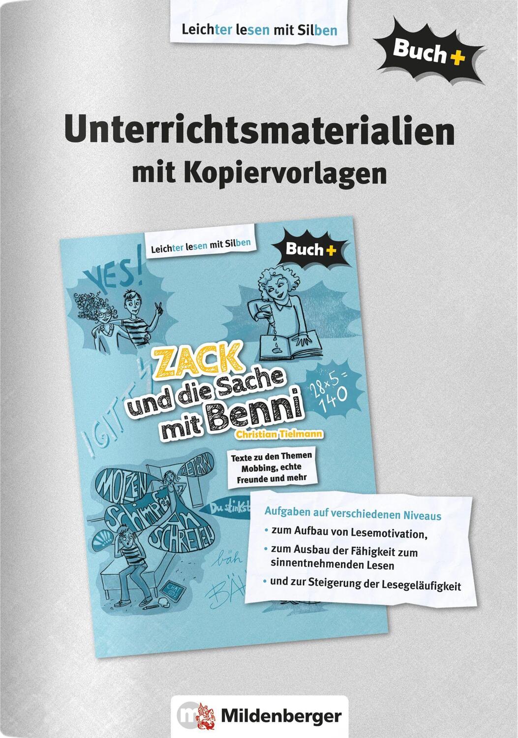 Cover: 9783619054237 | Buch+: Zack und die Sache mit Benni - Lehrermaterial mit...
