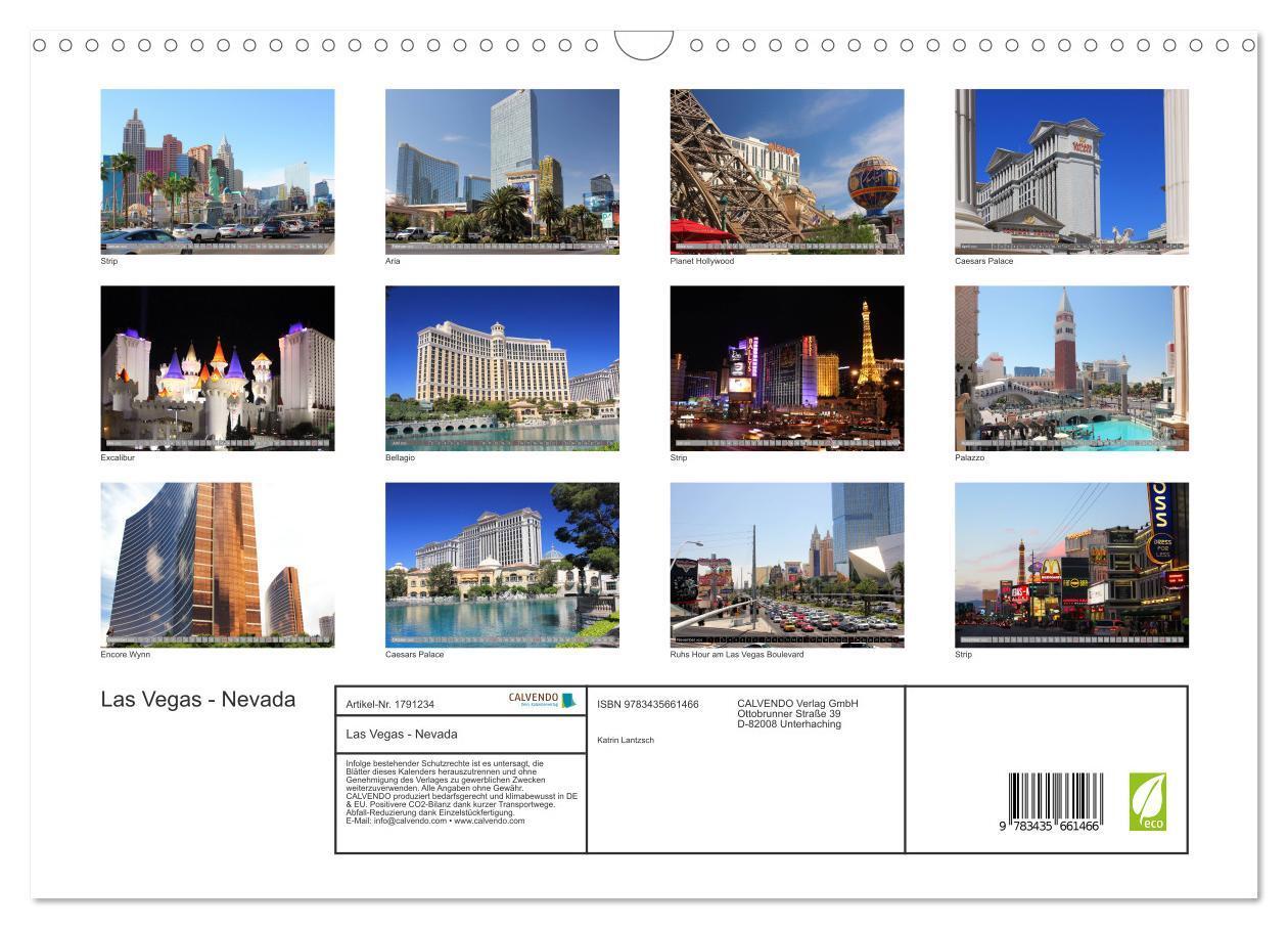 Bild: 9783435661466 | Las Vegas - Nevada (Wandkalender 2025 DIN A3 quer), CALVENDO...