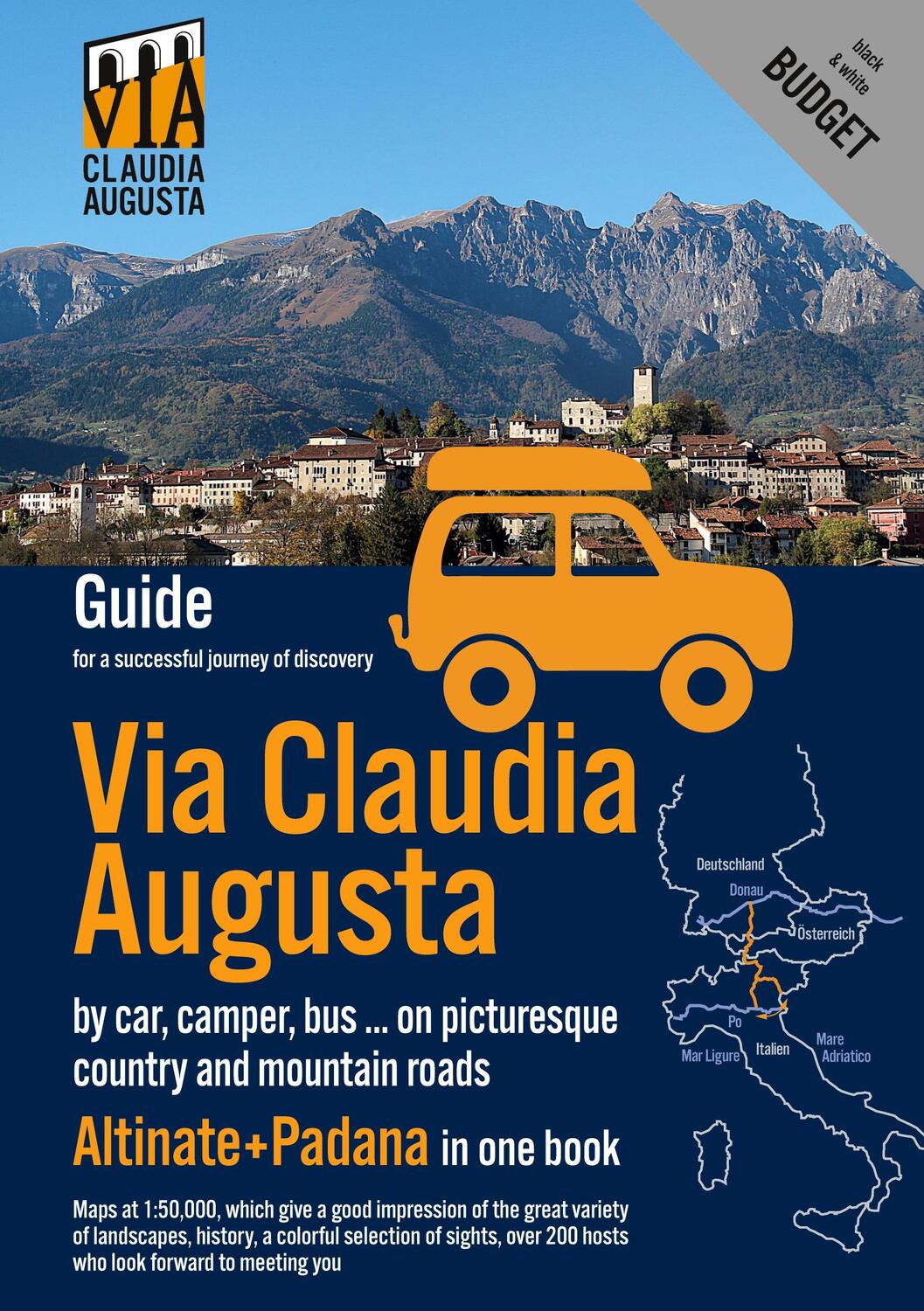 Cover: 9783757821333 | Via Claudia Augusta by car, camper, bus, ... "Altinate" +"Padana"...