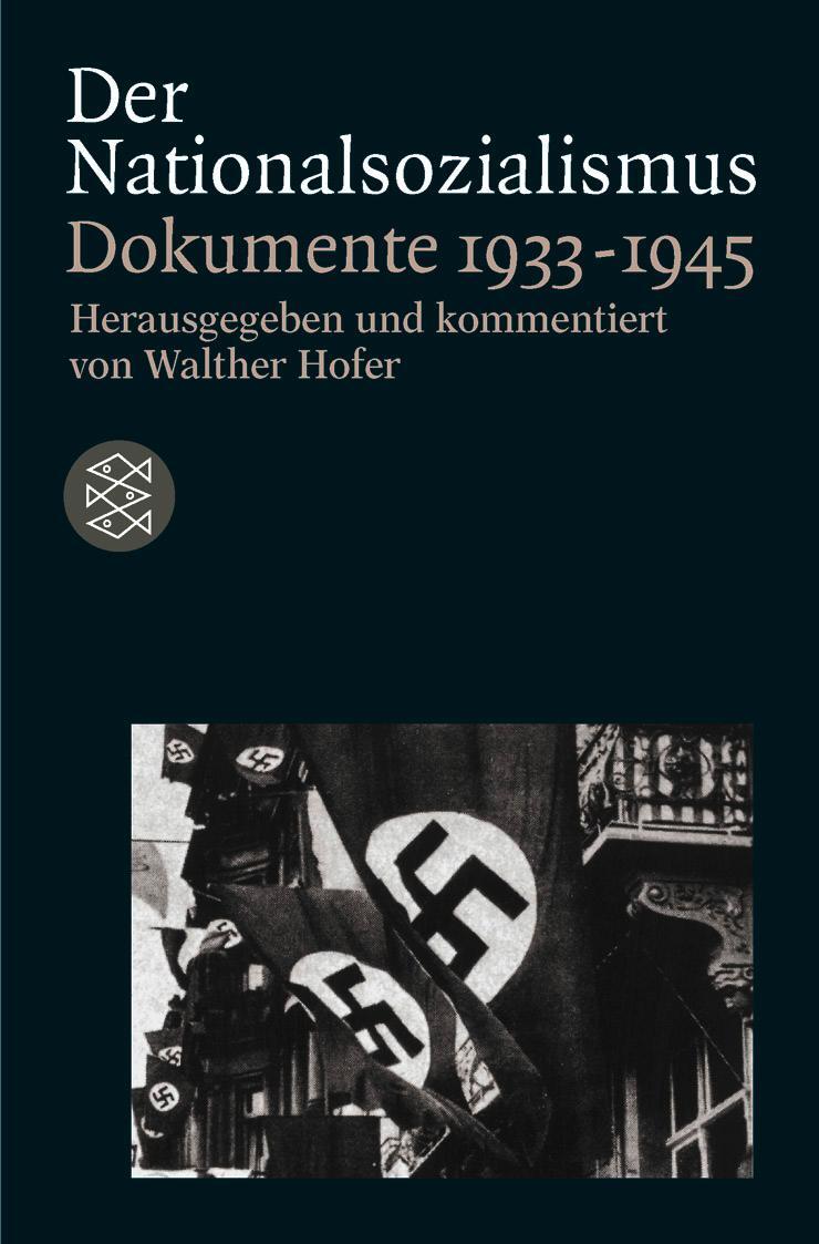 Cover: 9783596260843 | Der Nationalsozialismus | Dokumente 1933-1945 | Walther Hofer | Buch