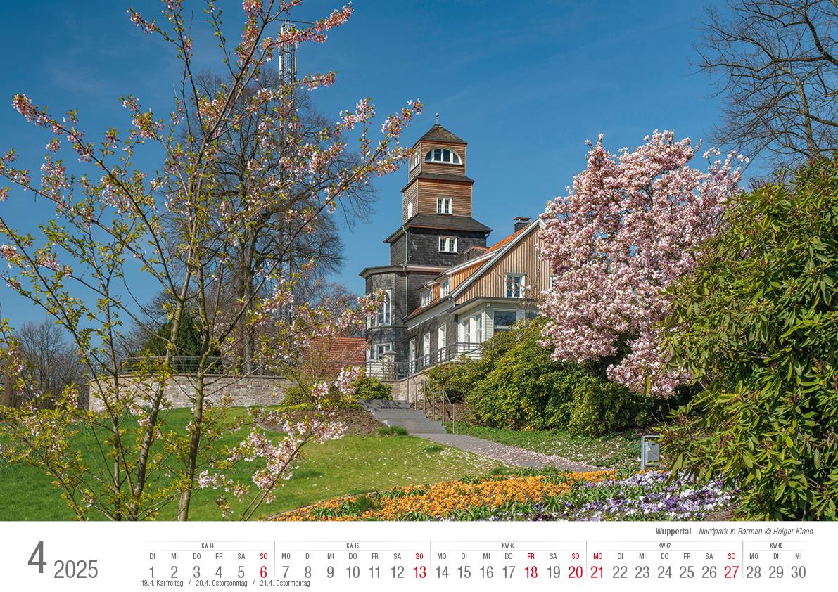 Bild: 9783965352278 | Wuppertal 2025 Bildkalender A3 Spiralbindung | Holger Klaes | Kalender