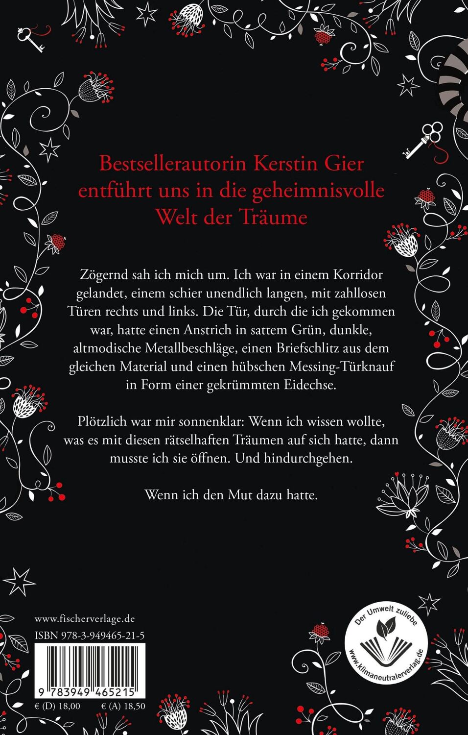 Rückseite: 9783949465215 | Silber - Das erste Buch der Träume | Roman | Kerstin Gier | Buch