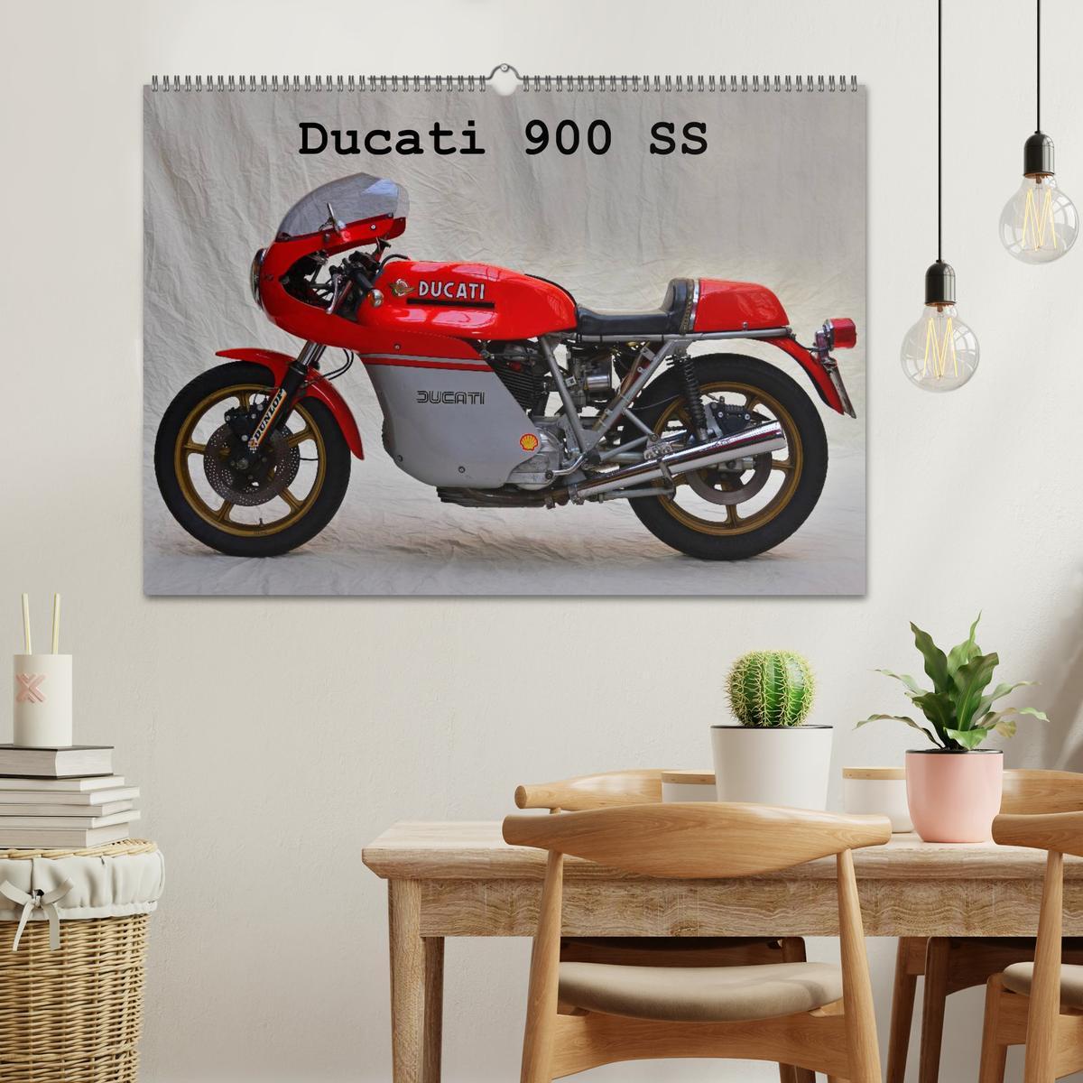 Bild: 9783435688326 | Ducati 900 SS (Wandkalender 2025 DIN A2 quer), CALVENDO Monatskalender