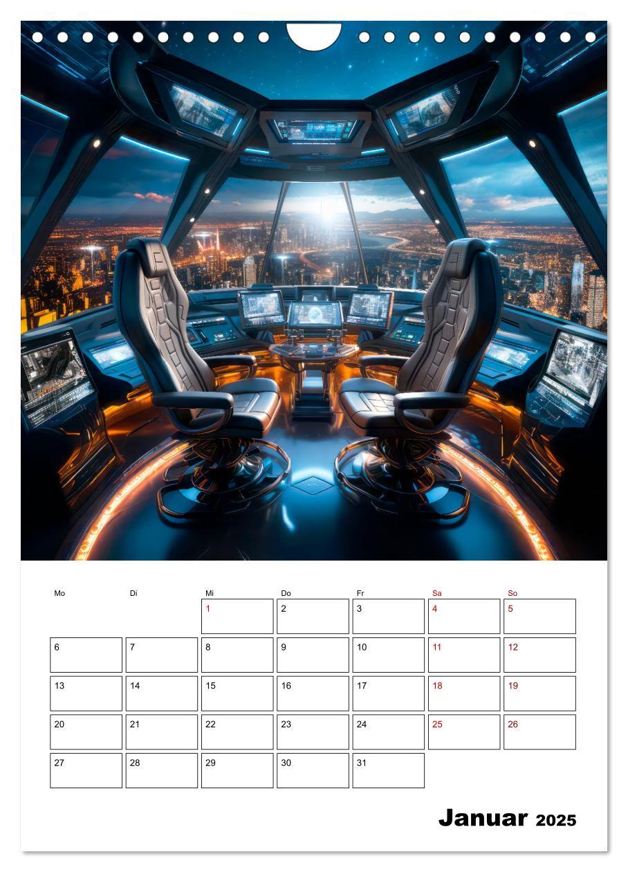 Bild: 9783435847518 | KÜNSTLICHE INTELLIGENZ Cooler Terminplaner (Wandkalender 2025 DIN...