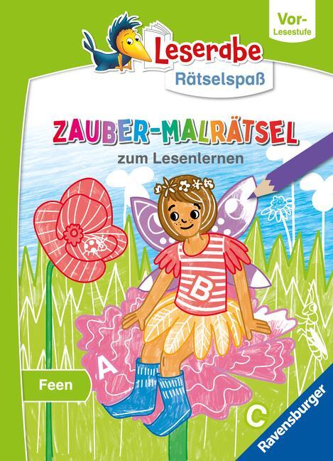 Cover: 9783473488889 | Leserabe Rätselspaß Zauber-Malrätsel zum Lesenlernen: Feen...