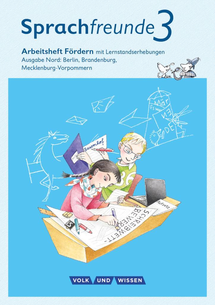 Cover: 9783060836468 | Sprachfreunde 3. Schuljahr. Arbeitsheft Fördern. Ausgabe Nord | Buch