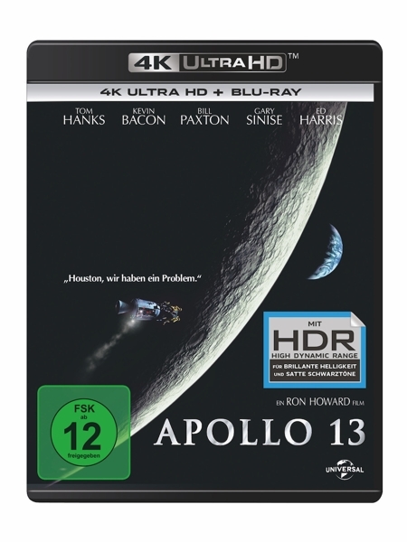 Cover: 5053083132644 | Apollo 13 (Ultra HD Blu-ray &amp; Blu-ray) | 4K Ultra HD Blu-ray + Blu-ray