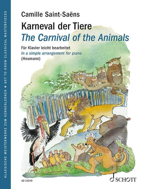 Cover: 9783795725716 | Karneval der Tiere | Broschüre | Noten Klavierauszug (Rückendraht)