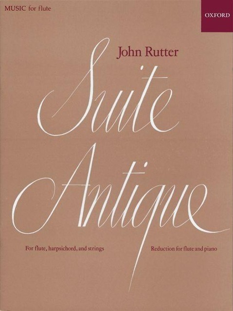Cover: 9780193586918 | Suite Antique For Flute And Piano | Reduction for flute and piano