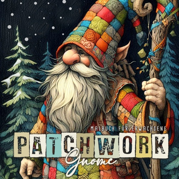 Cover: 9783759888587 | Patchwork Gnome Malbuch für Erwachsene | Monsoon Publishing (u. a.)