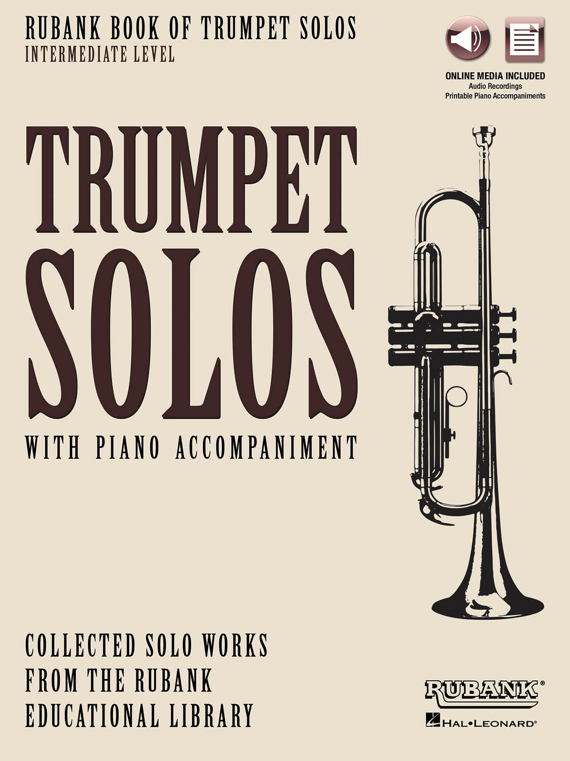 Cover: 888680623838 | Rubank Book of Trumpet Solos - Intermediate Level | 2016