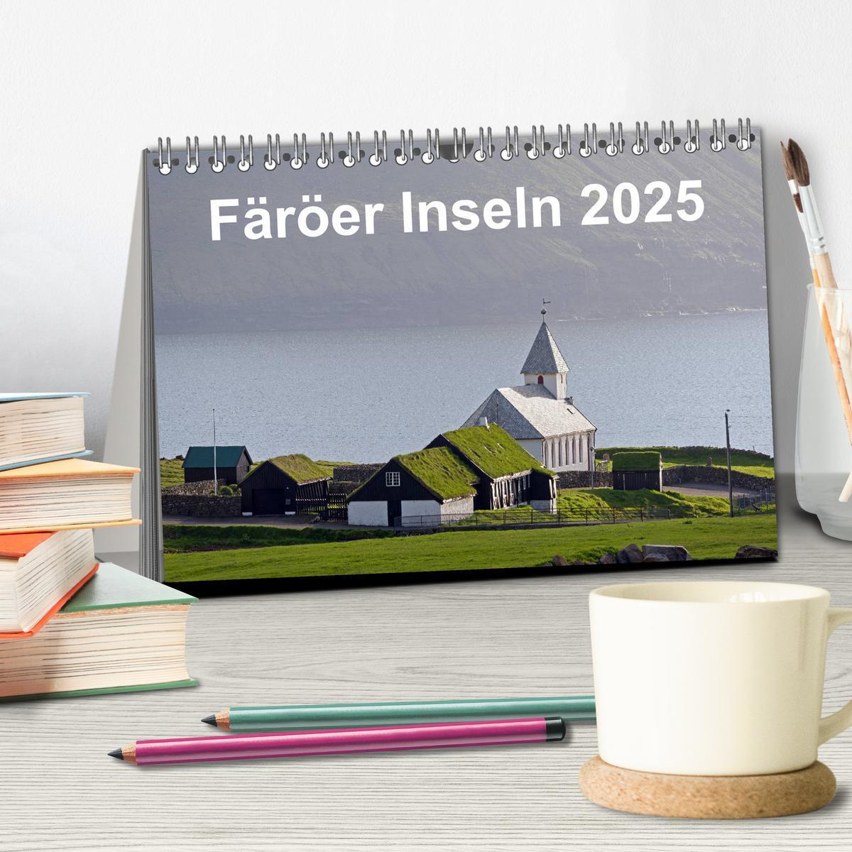 Bild: 9783435295074 | Färöer Inseln 2025 (Tischkalender 2025 DIN A5 quer), CALVENDO...