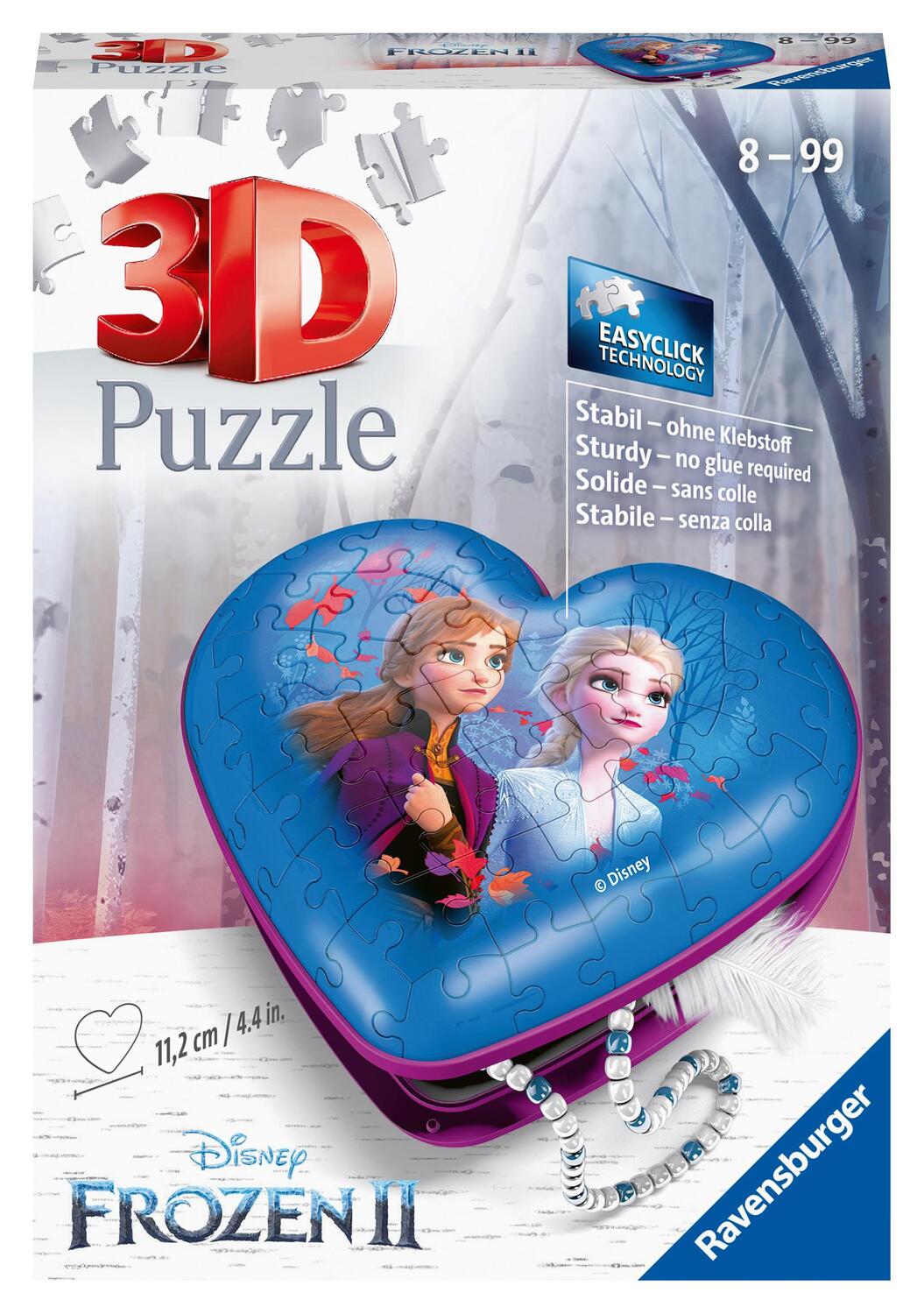 Cover: 4005556112364 | Ravensburger 3D Puzzle 11236 - Herzschatulle Disney Frozen 2 - 54...