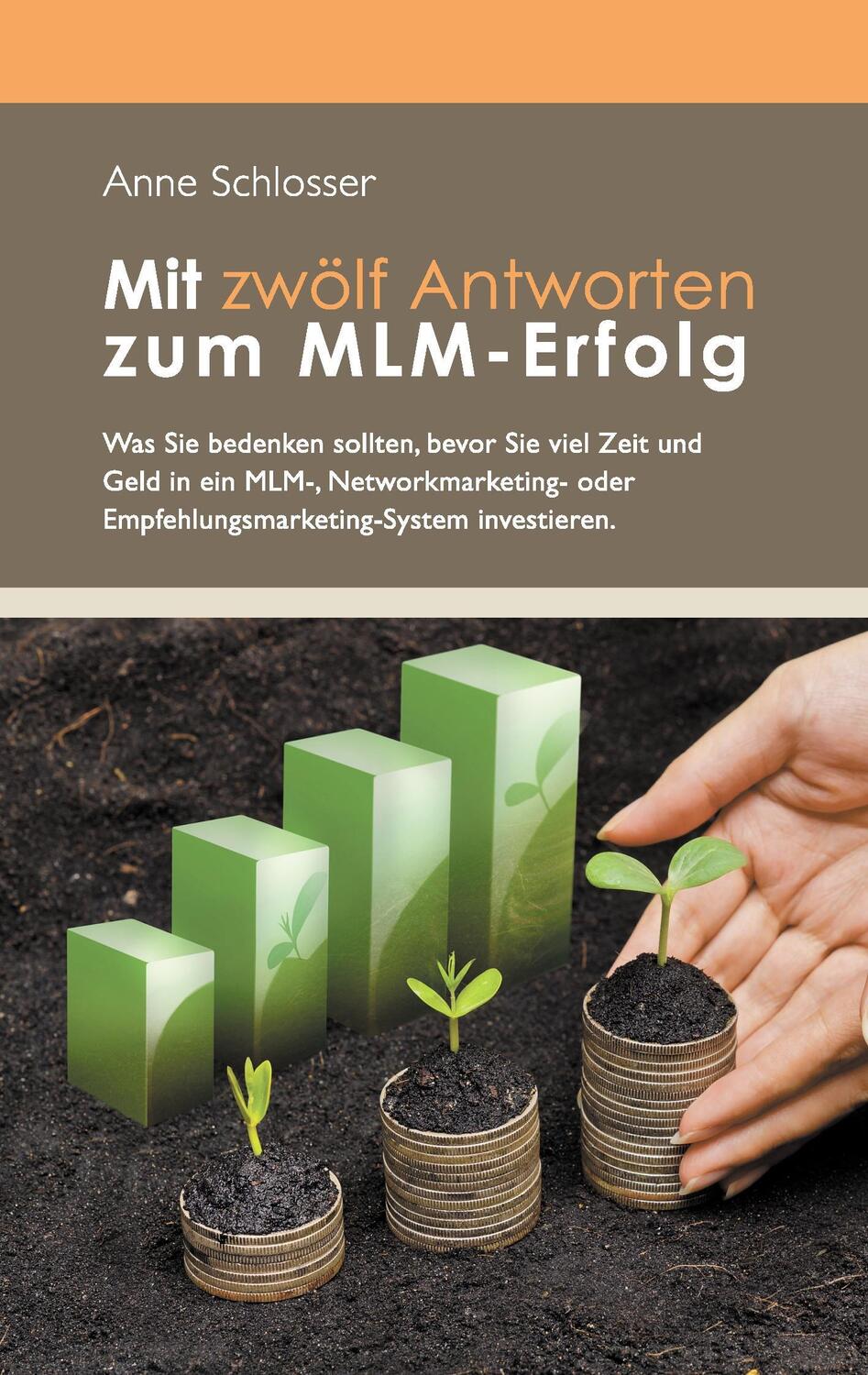 Cover: 9783734785450 | Mit zwölf Antworten zum MLM-Erfolg | Anne Schlosser | Taschenbuch