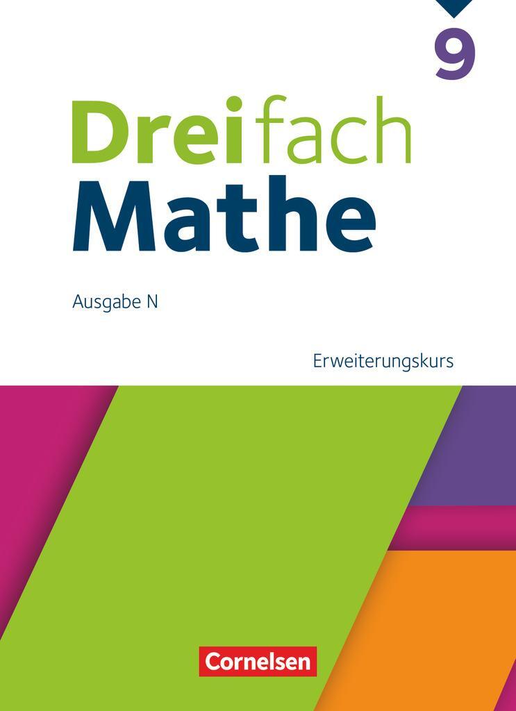 Cover: 9783060436736 | Dreifach Mathe 9. Schuljahr. Erweiterungskurs - Schulbuch mit...