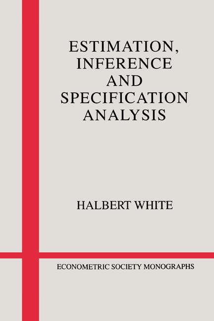 Cover: 9780521574464 | Estimation, Inference and Specification Analysis | White (u. a.)