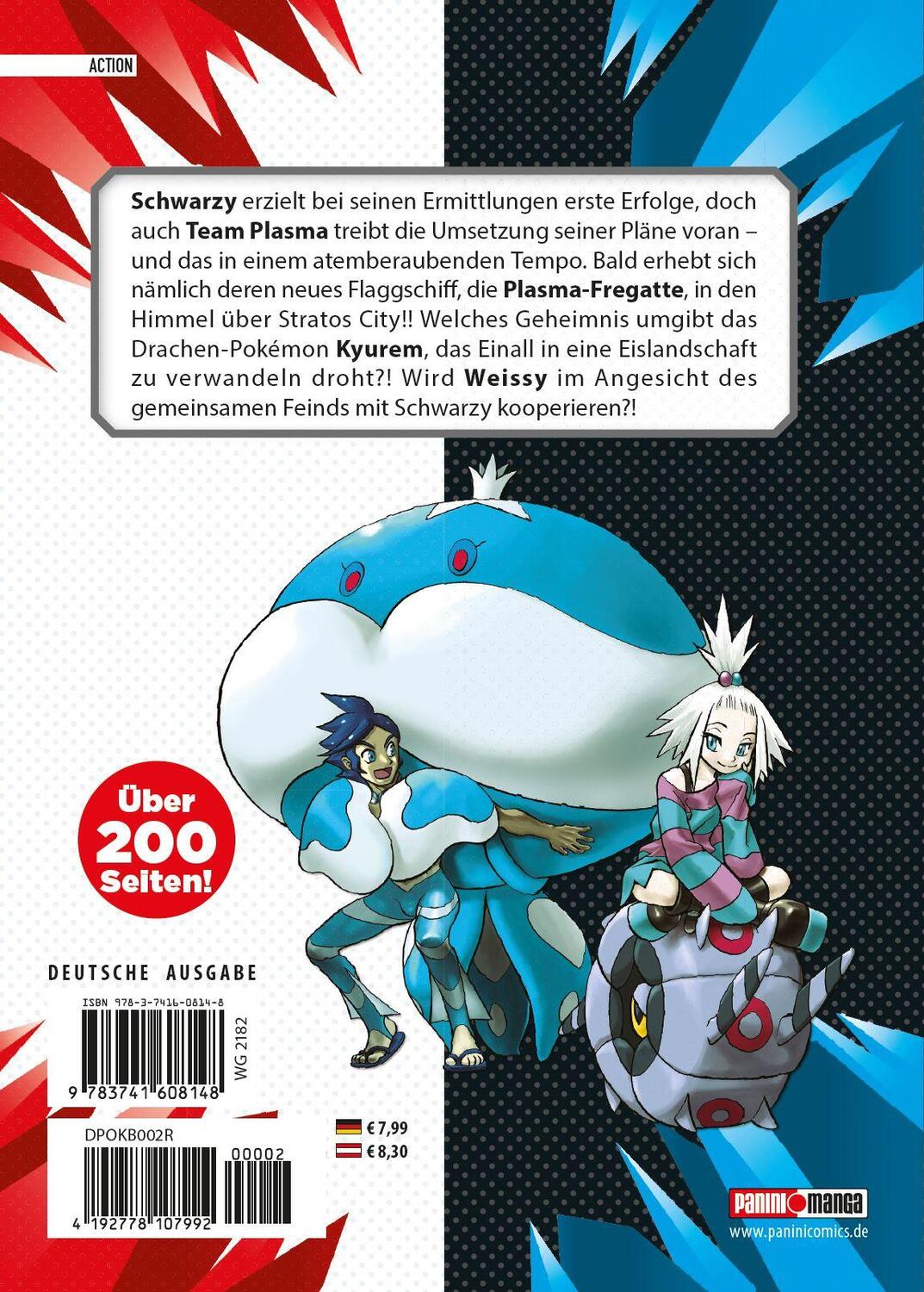 Rückseite: 9783741608148 | Pokémon Schwarz 2 und Weiss 2 | Bd. 2 | Hidenori Kusaka (u. a.) | Buch