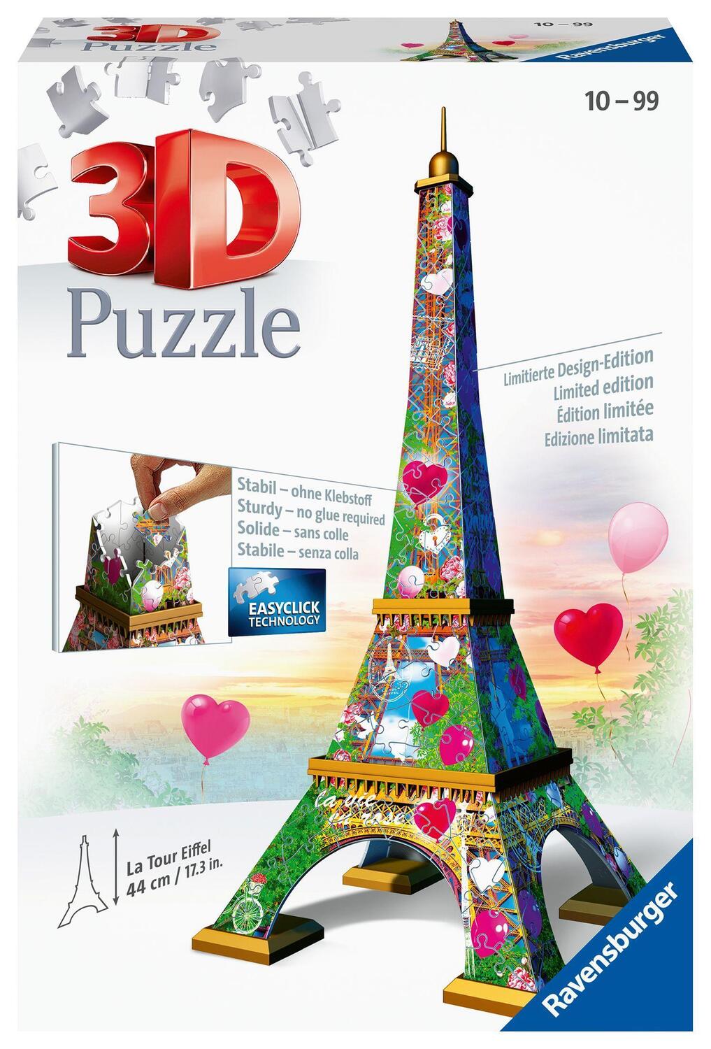 Cover: 4005556111831 | Eiffelturm Love Edition | Spiel | Deutsch | 2020 | Ravensburger
