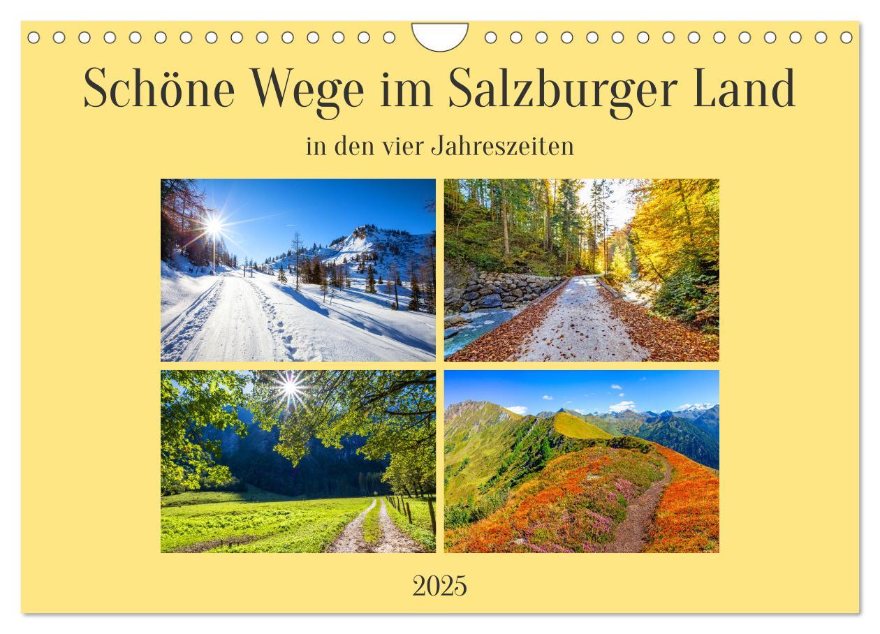 Cover: 9783457133941 | Schöne Wege im Salzburger Land (Wandkalender 2025 DIN A4 quer),...